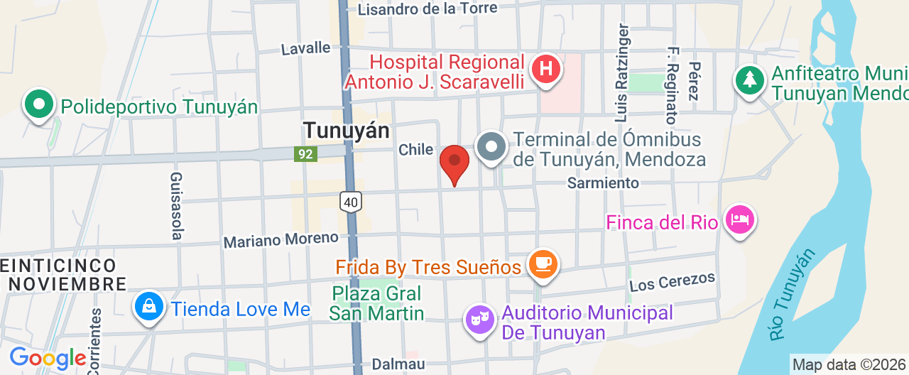 Mapa de la ubicación