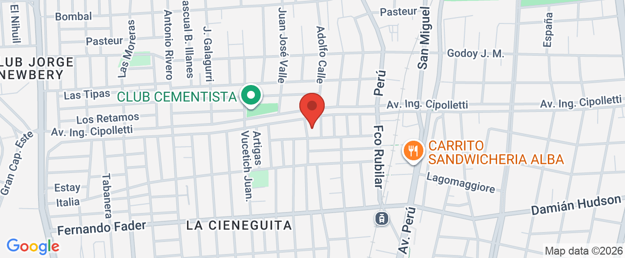 Mapa de la ubicación