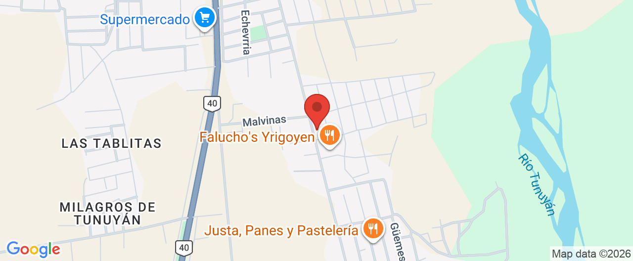 Mapa de la ubicación