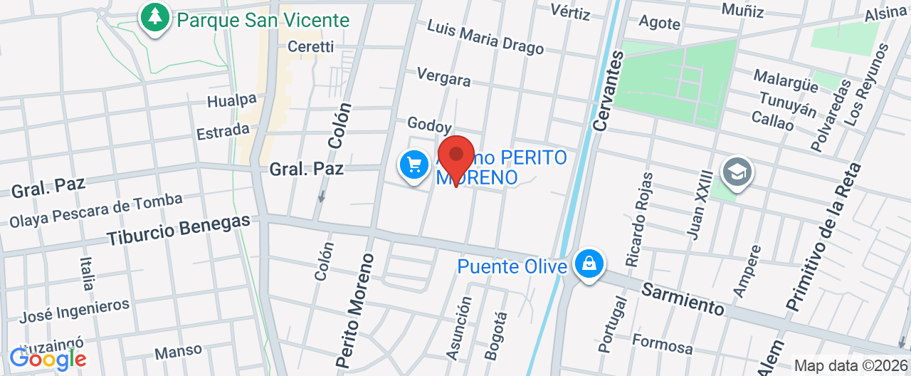 Mapa de la ubicación