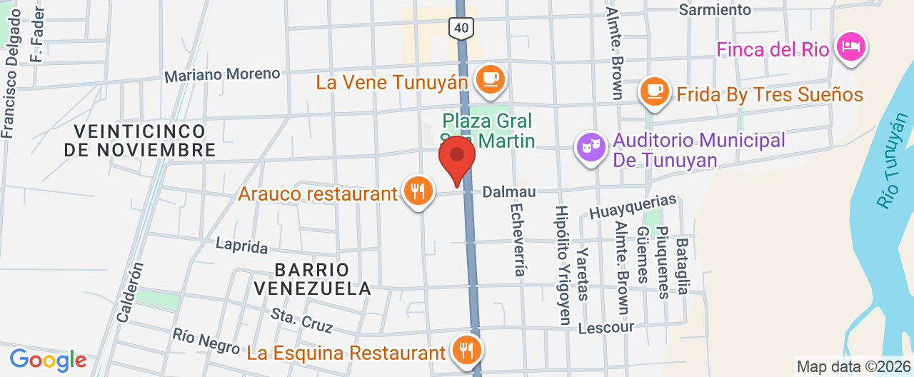 Mapa de la ubicación