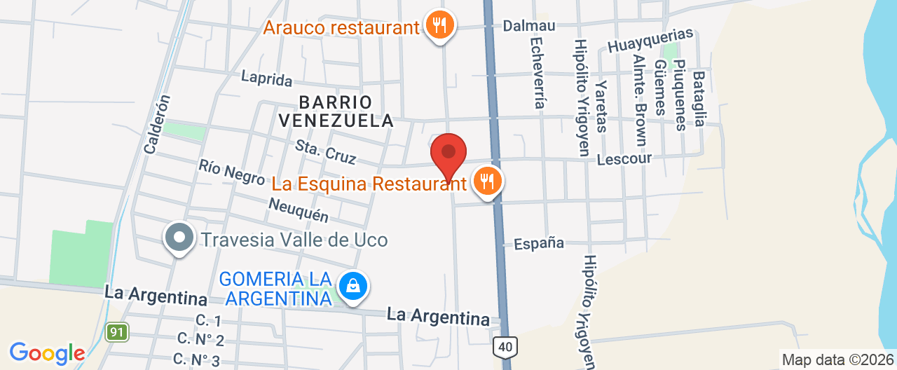 Mapa de la ubicación