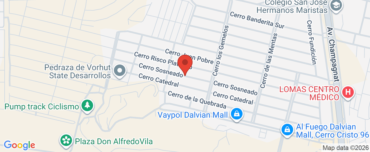 Mapa de la ubicación