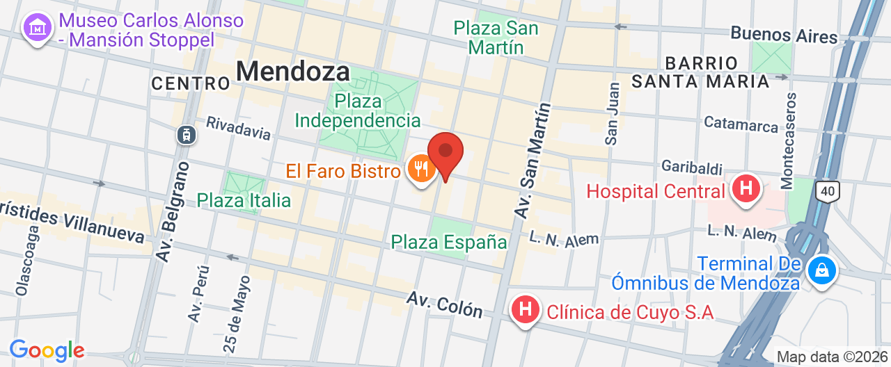 Mapa de la ubicación