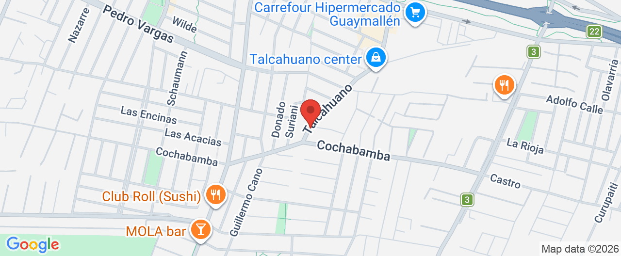 Mapa de la ubicación