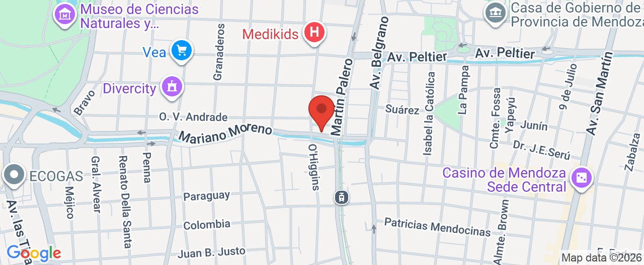 Mapa de la ubicación