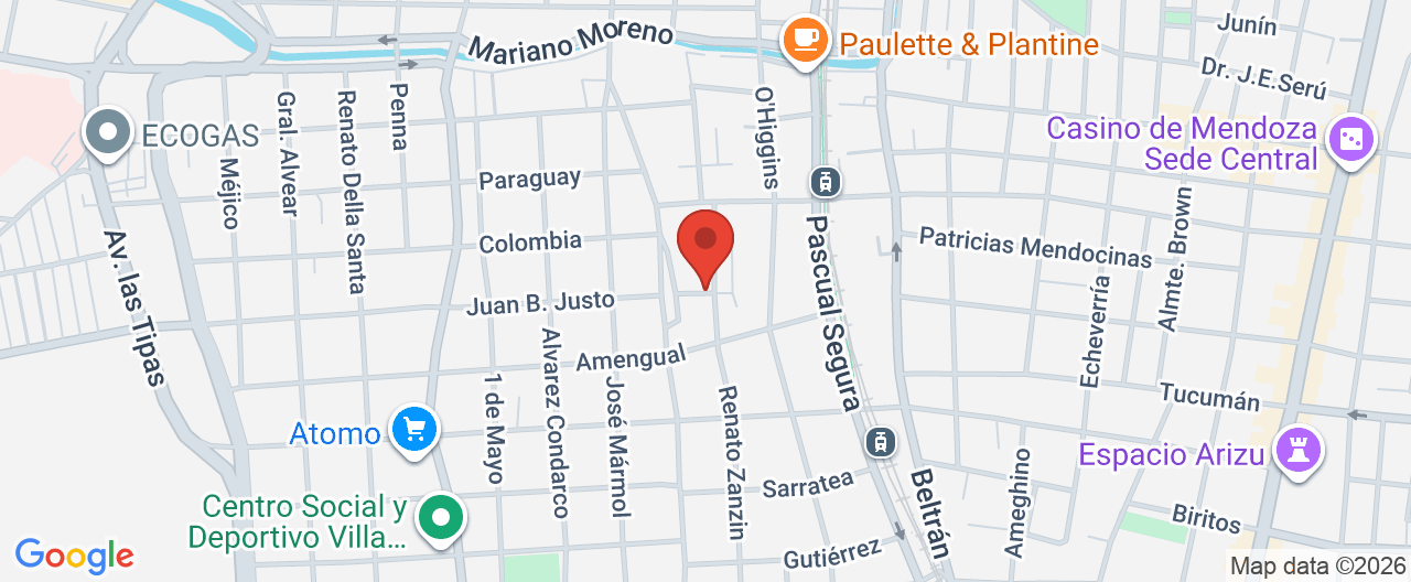 Mapa de la ubicación