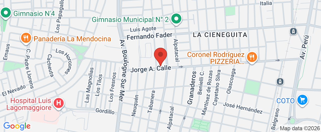 Mapa de la ubicación