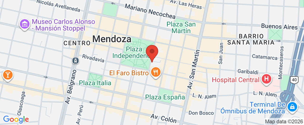 Mapa de la ubicación