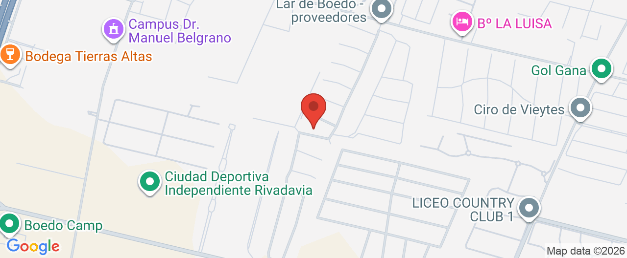Mapa de la ubicación