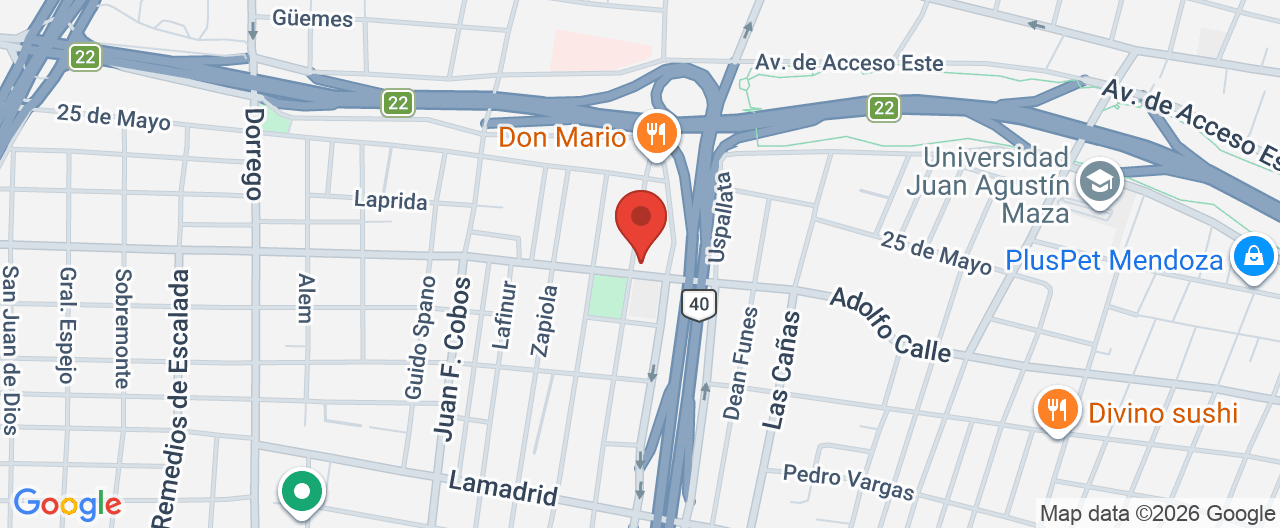 Mapa de la ubicación