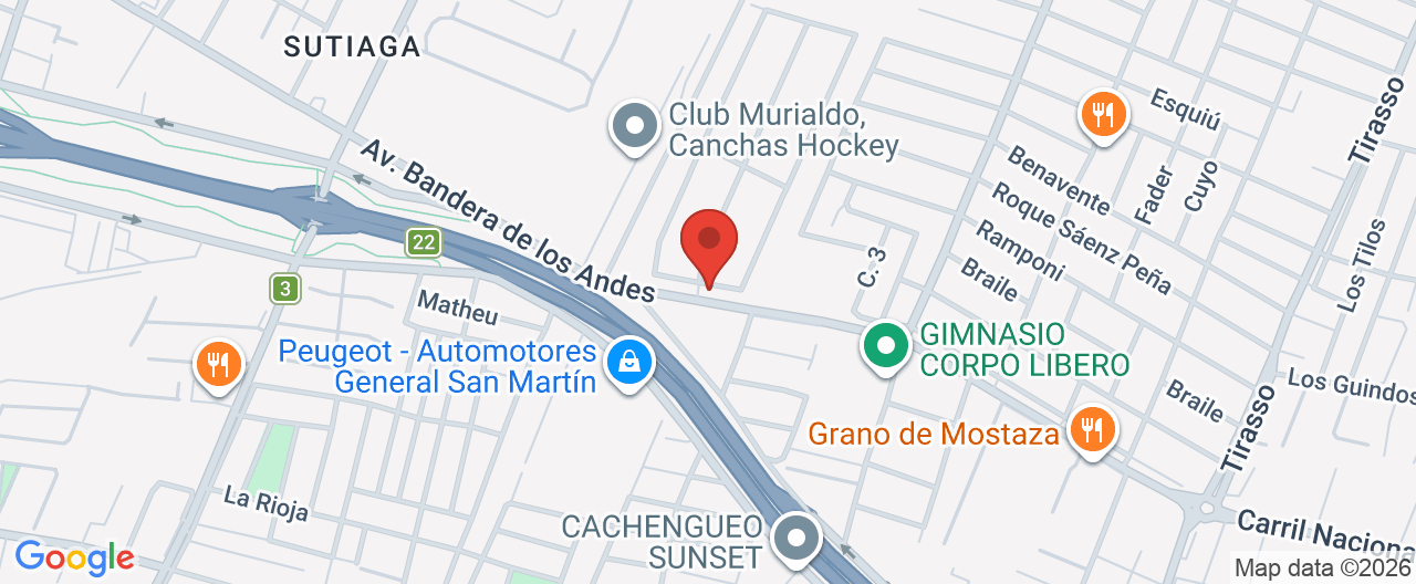 Mapa de la ubicación