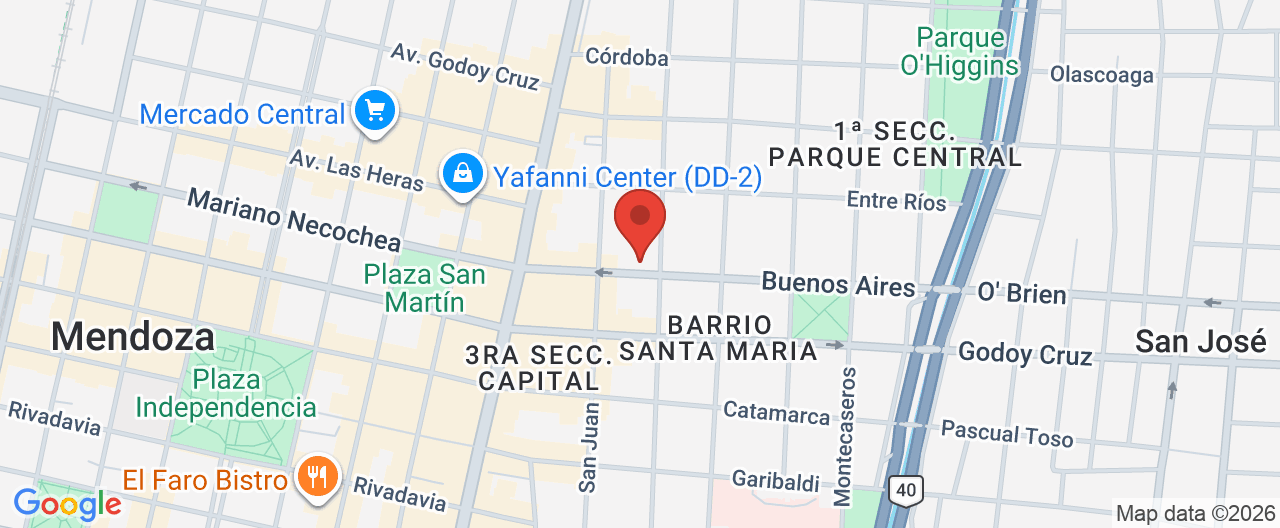 Mapa de la ubicación