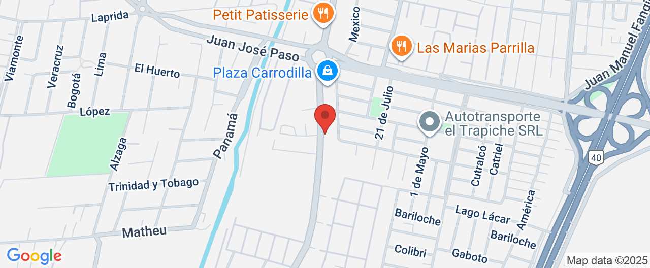 Mapa de la ubicación