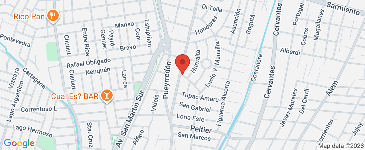 Mapa de la ubicación