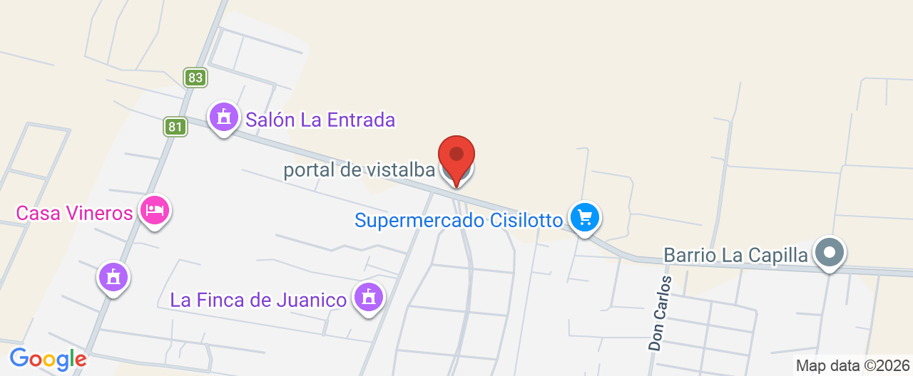 Mapa de la ubicación