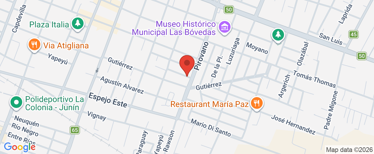 Mapa de la ubicación