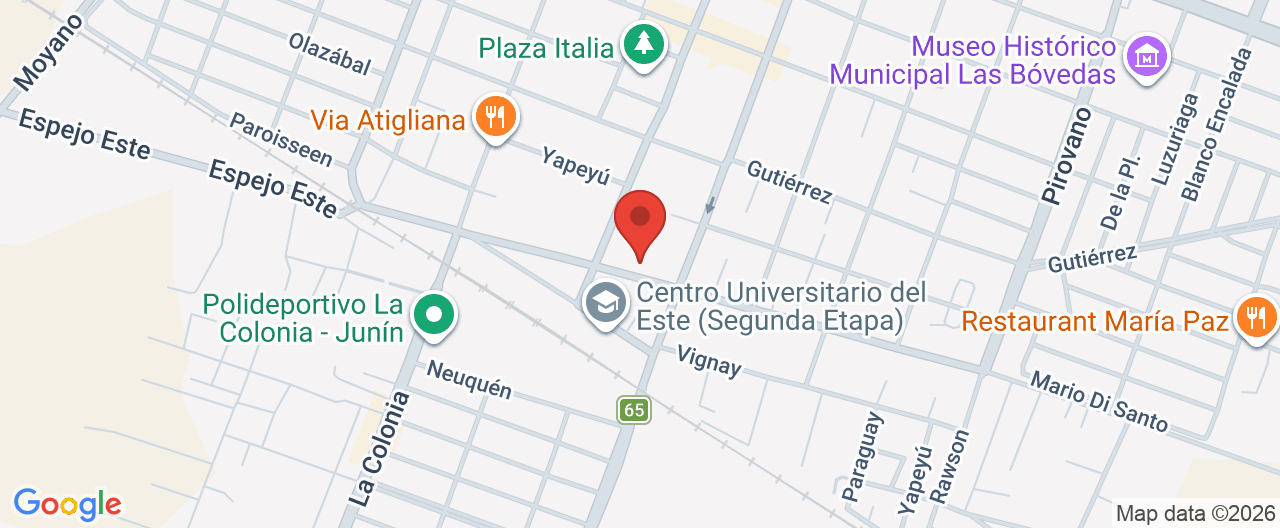 Mapa de la ubicación