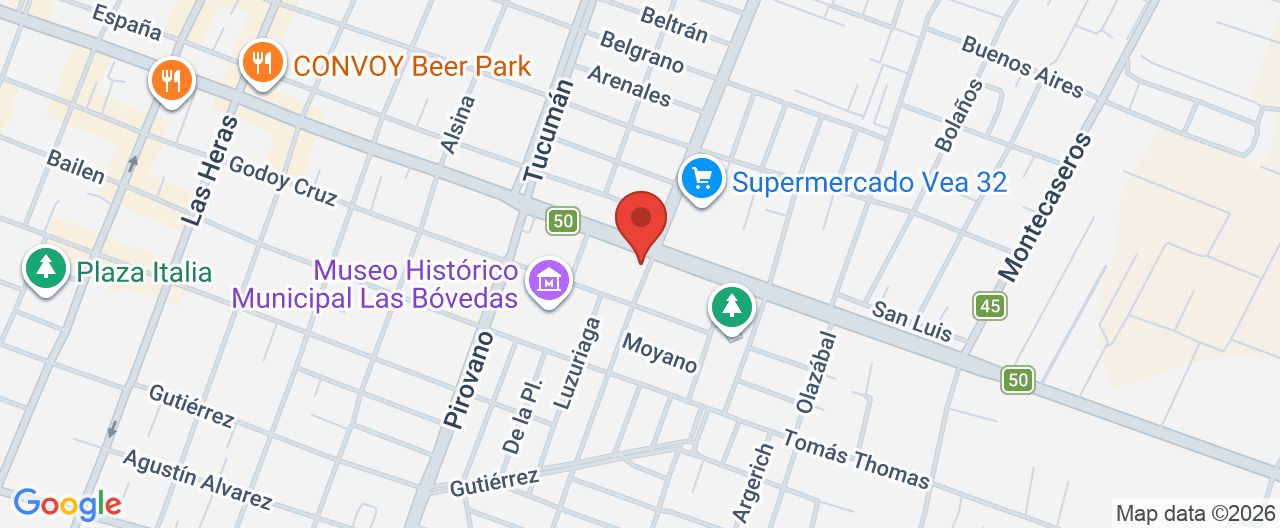 Mapa de la ubicación