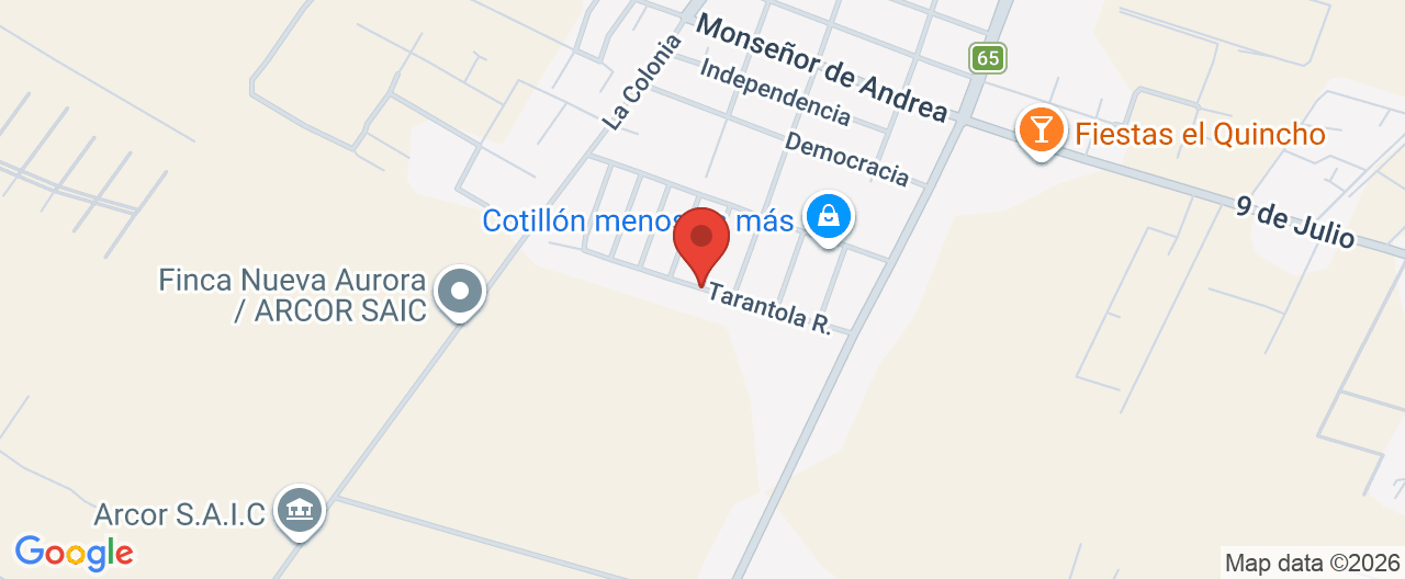 Mapa de la ubicación