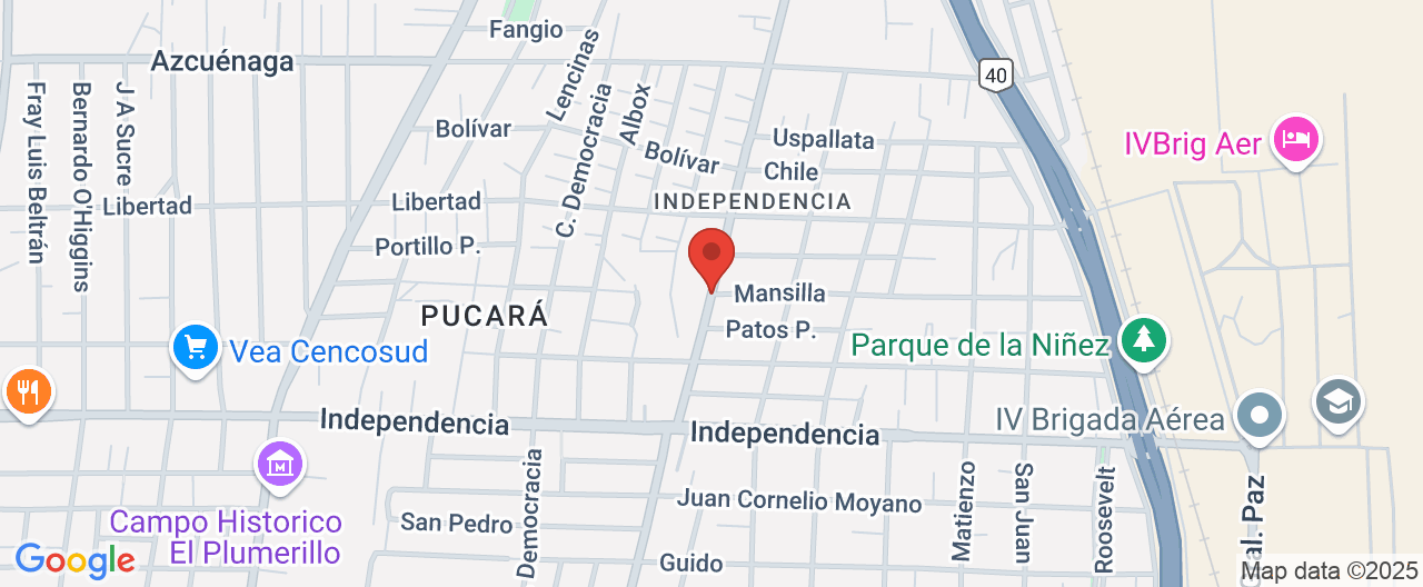 Mapa de la ubicación