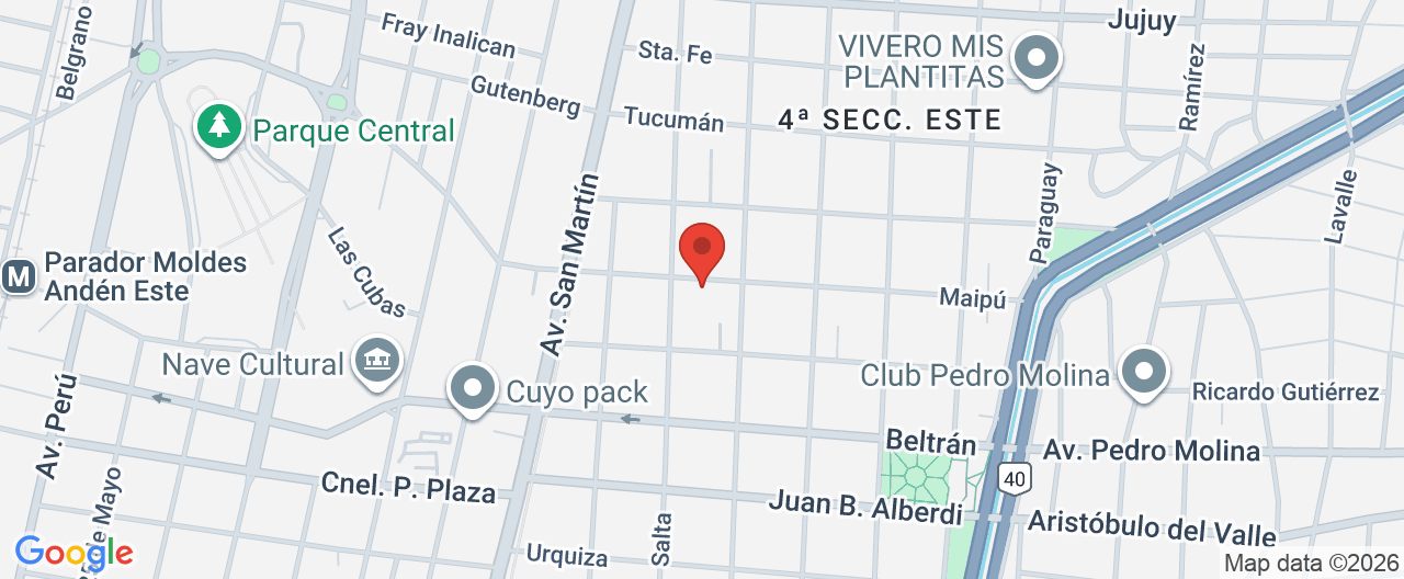 Mapa de la ubicación