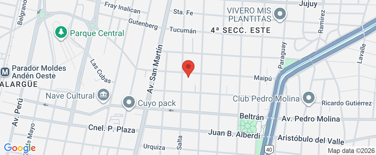 Mapa de la ubicación