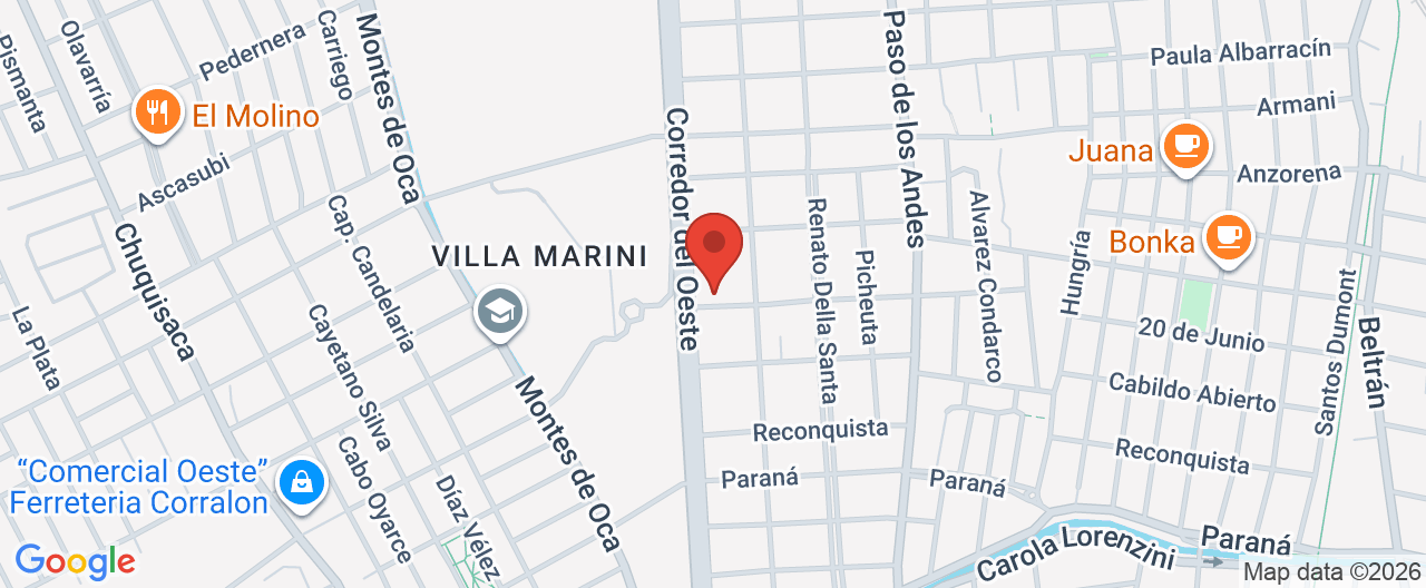 Mapa de la ubicación