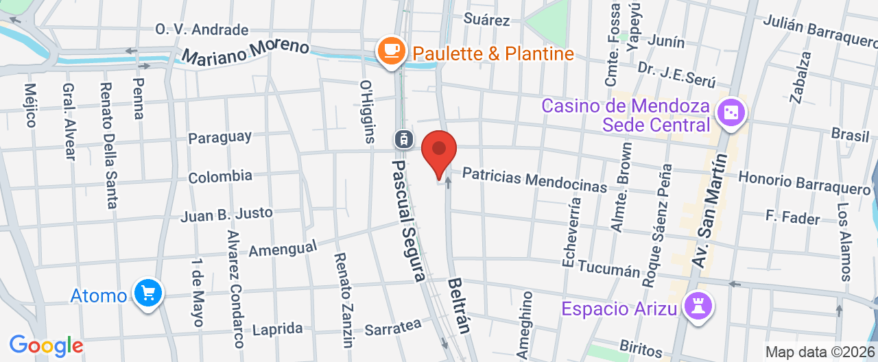 Mapa de la ubicación