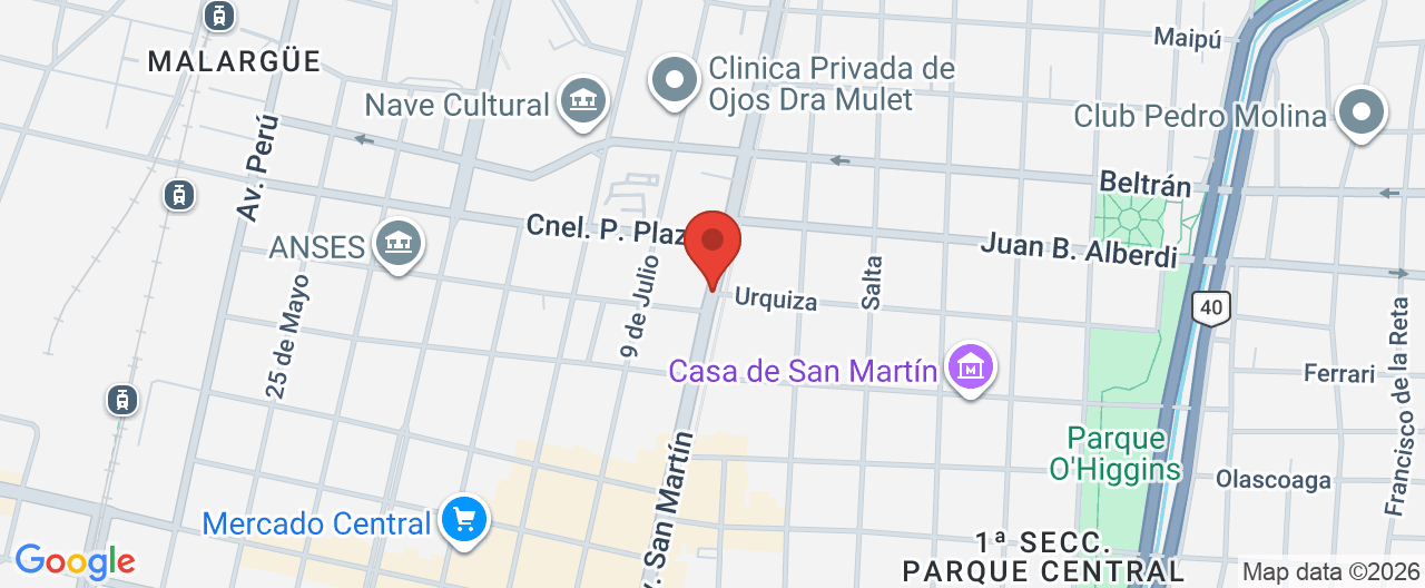 Mapa de la ubicación