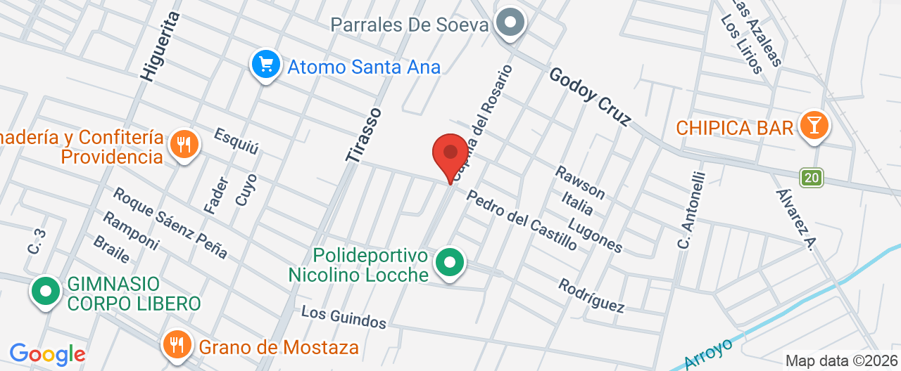 Mapa de la ubicación
