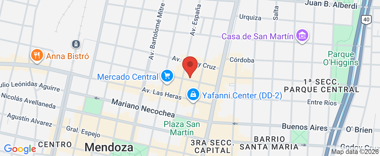 Mapa de la ubicación