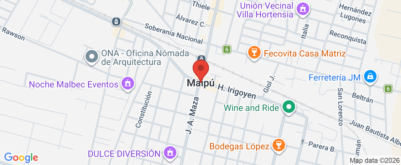 Mapa de la ubicación