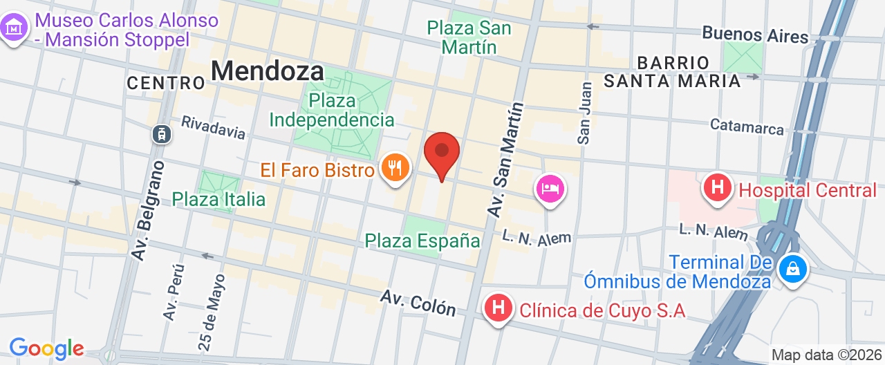 Mapa de la ubicación
