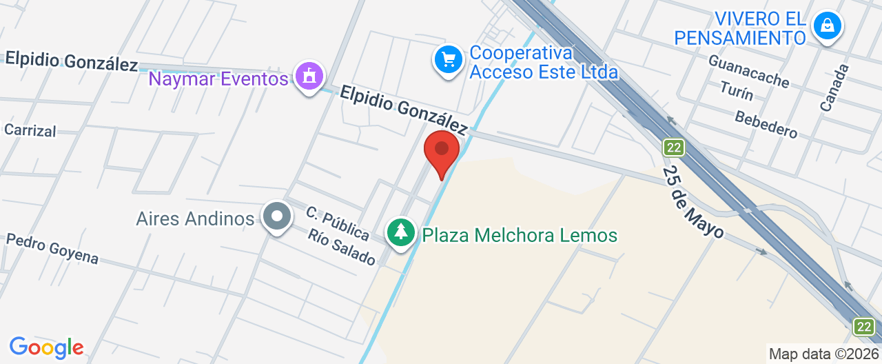 Mapa de la ubicación