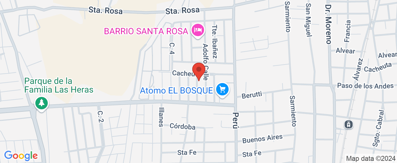 Mapa de la ubicación
