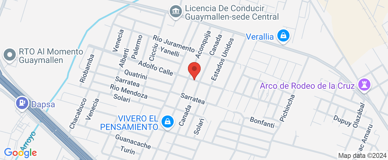 Mapa de la ubicación