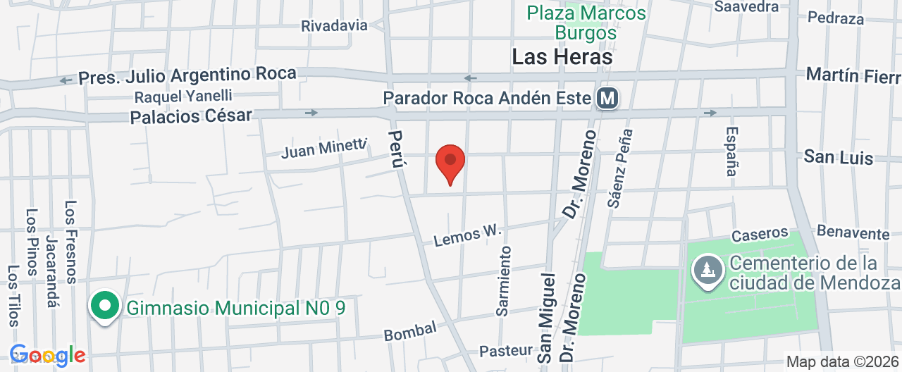 Mapa de la ubicación