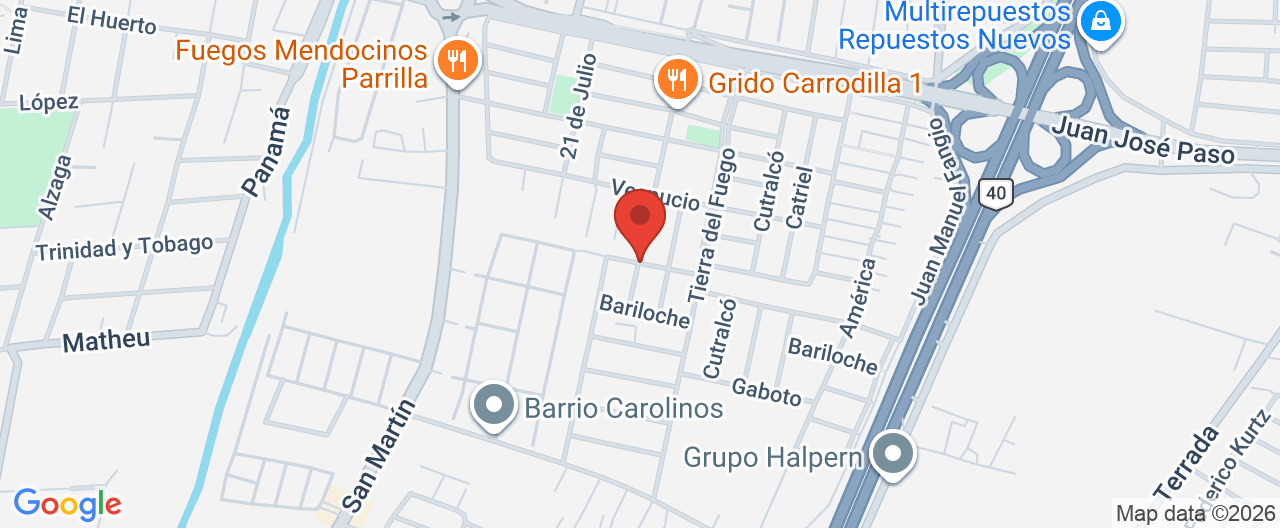 Mapa de la ubicación