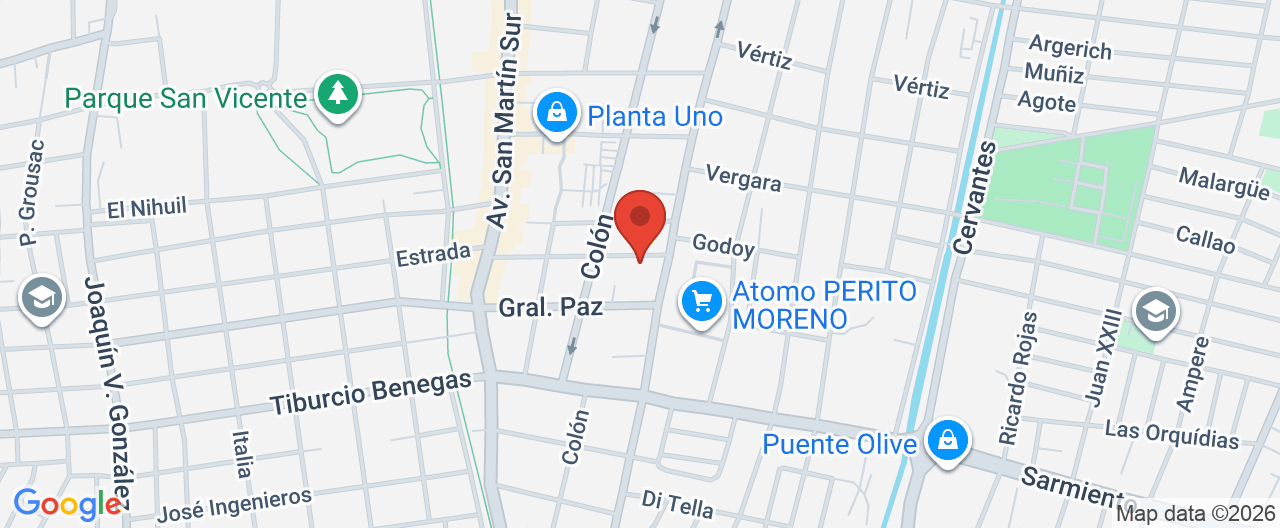 Mapa de la ubicación