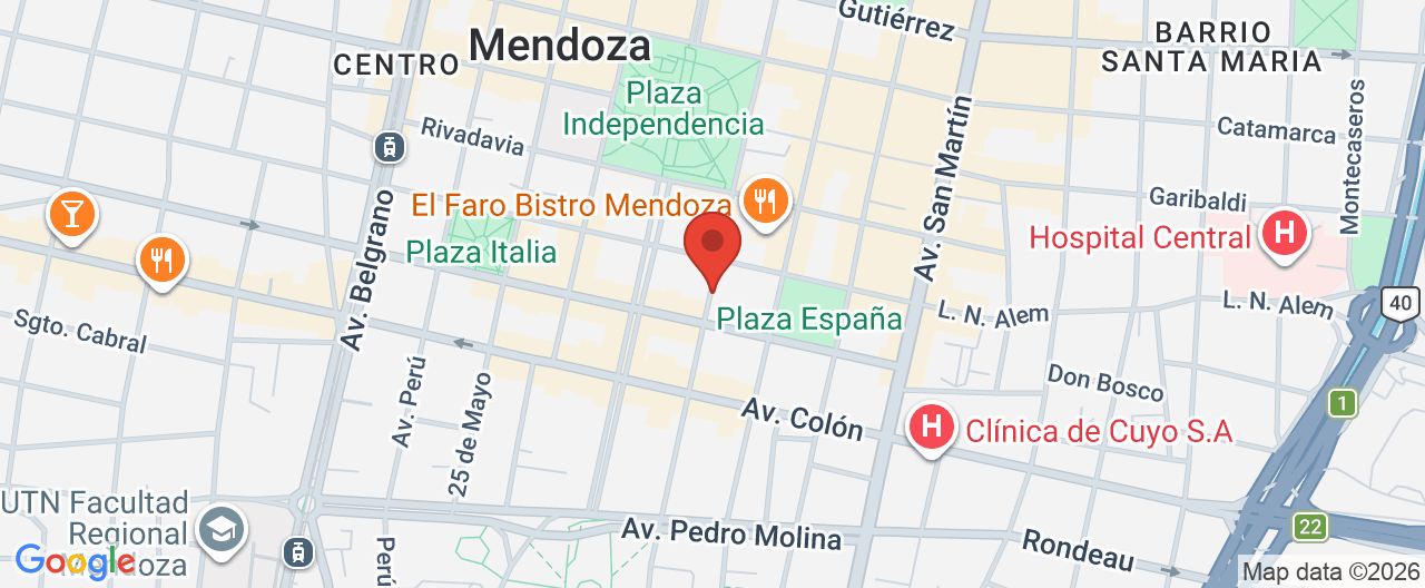 Mapa de la ubicación