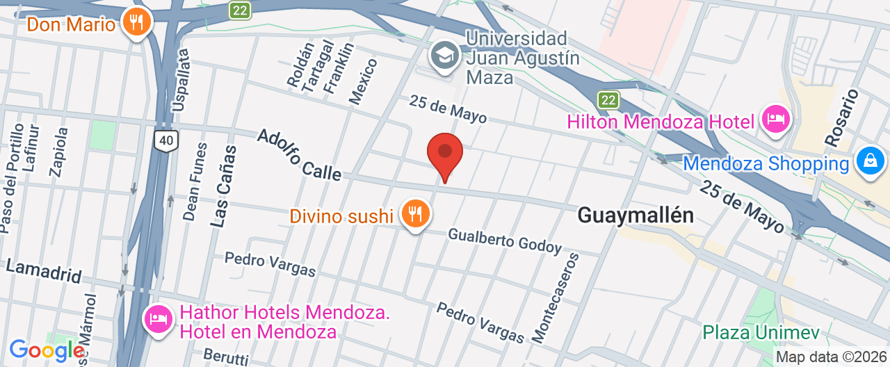 Mapa de la ubicación