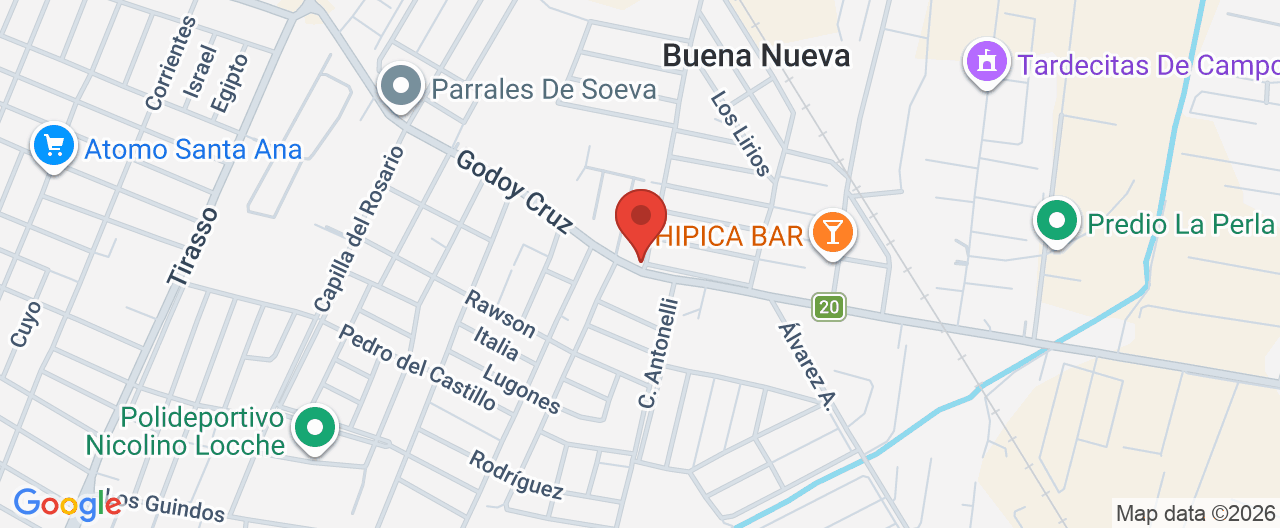 Mapa de la ubicación