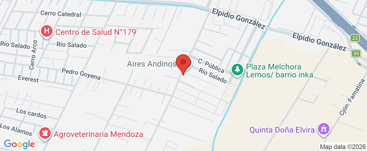 Mapa de la ubicación