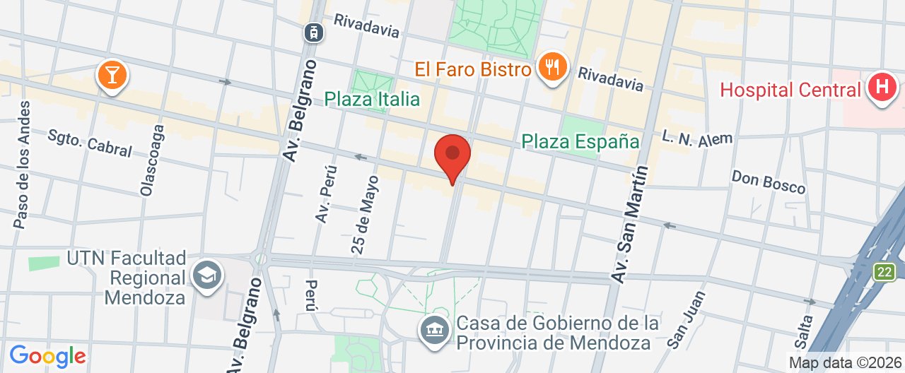 Mapa de la ubicación