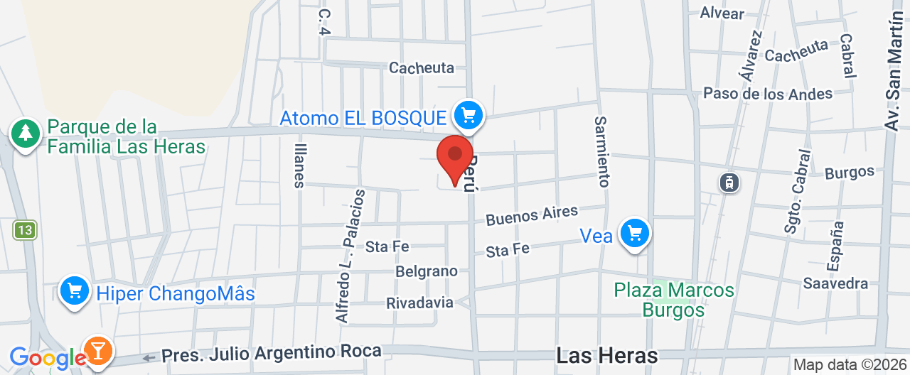 Mapa de la ubicación
