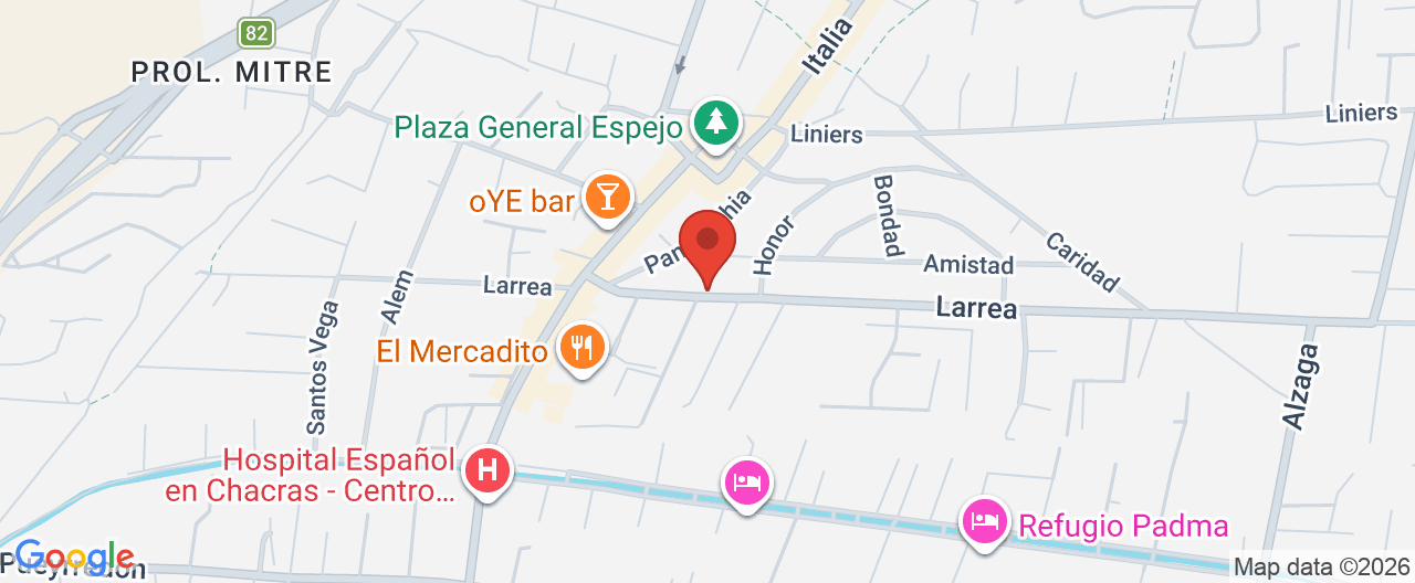 Mapa de la ubicación