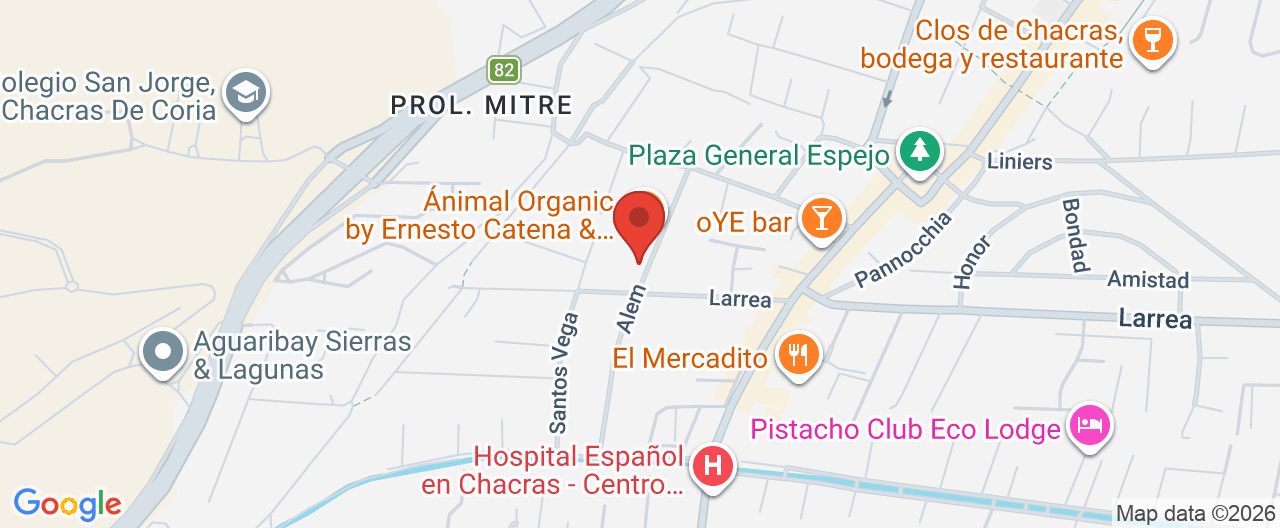 Mapa de la ubicación