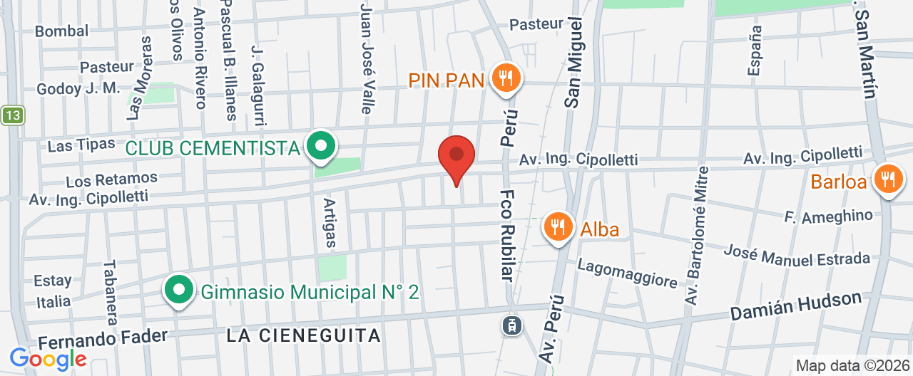 Mapa de la ubicación
