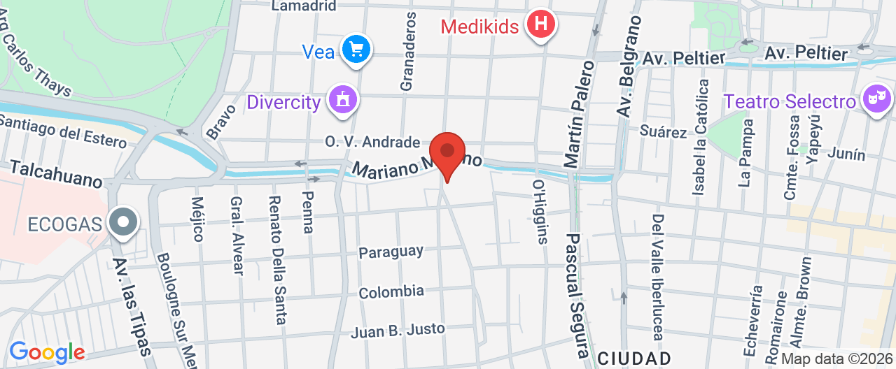 Mapa de la ubicación